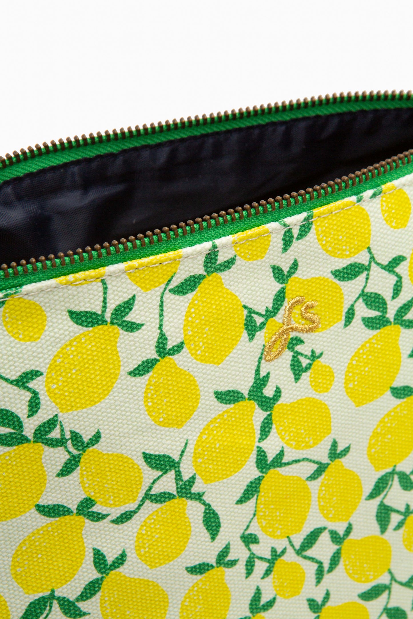 relove - Lemons Mila Canvas Washbag