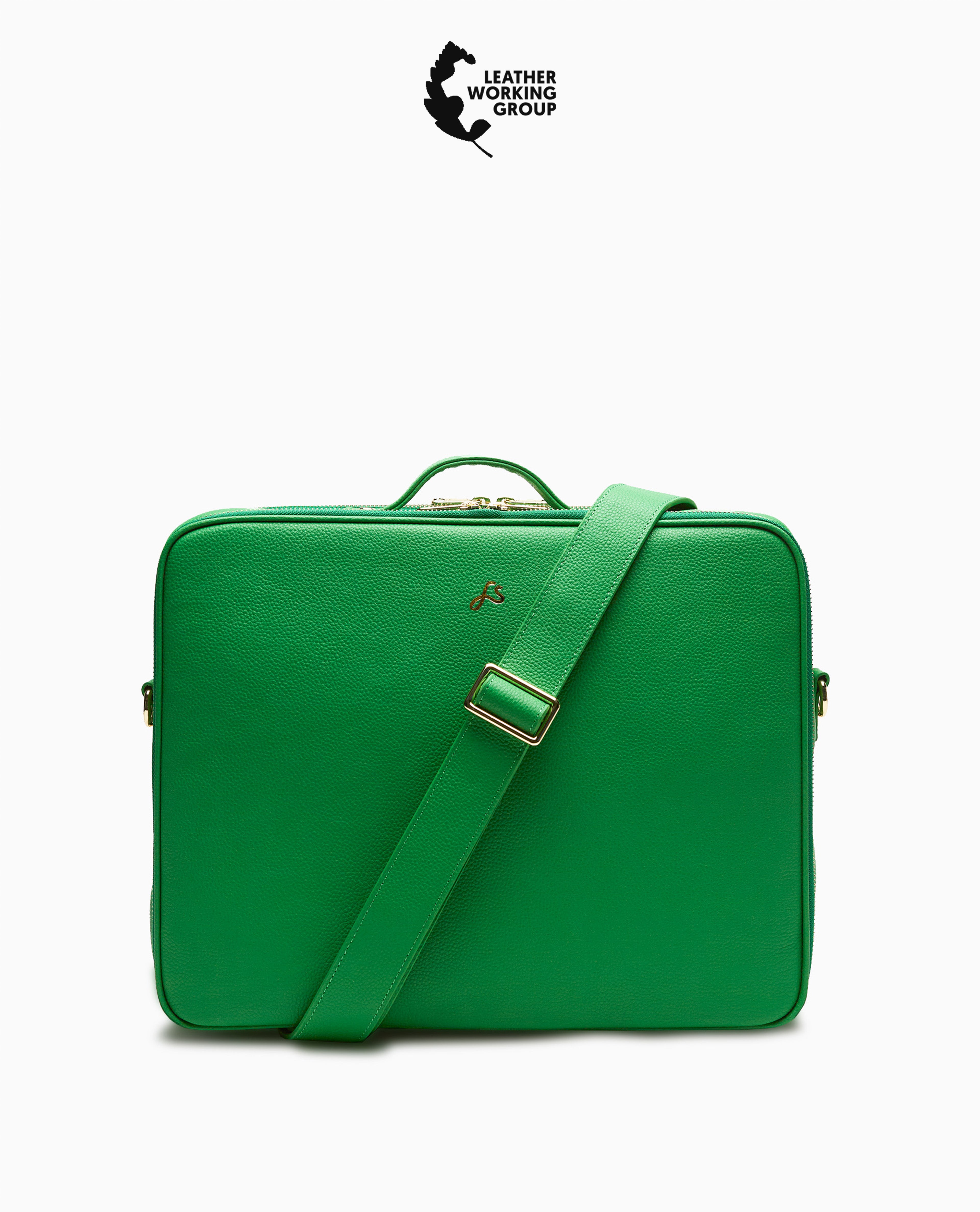 Green Luca Laptop Bag | Stylish & Functional Tech Accessory